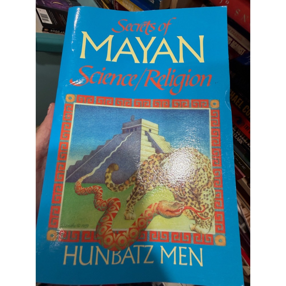 Secrets of Mayan Science Religion Hunbatz Men Ancient Wisdom Paperback Book